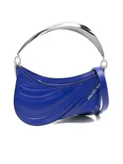 Mugler Spiral Curve Embossed Tote