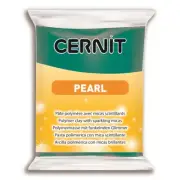 Cernit Pearl Polymer Clay, 600 Green - 56g - 2wards Polymer Clay & Crafts
