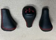 AUSTIN-MORRIS-ROVER MINI COOPER CLASSIC. GEAR SHIFT KNOB LEATHER ORIGINAL ROVER