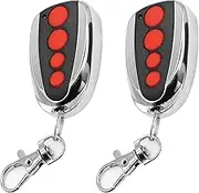 2PCS Garage Door Remote Control for Steel-Line ZT-07 Garage Remote Replacement SD800 Garage Door Opener Transmitter 433.92MHz 4 Channel Remote Control