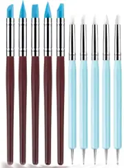 Silicone Clay Sculpting Tool Modeling Dotting Tool for Pottery Craft 10Pcs NEW