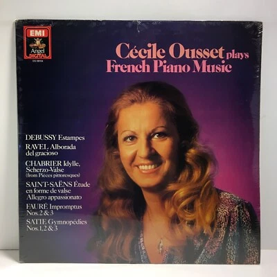 Cecile Ousset - French Piano Music LP - EMI Angel - SEALED Vinyl - S9