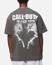 [GOAT CREW] Goat Crew X Call Of Duty Black Ops Heavy T-shirt Black Wash - Size 3XL 3XL Black Wash