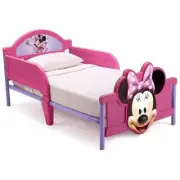 Delta Children 3D-Footboard Toddler Bed, Disney Minnie Mouse-.....