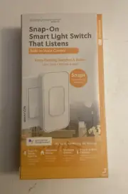 for Rocker Style Light Switches by Simplysmarthome. Snapon Smart Light Switch Th