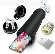 Diversion Safe Water Bottle 13.5oz with Secret Compartment Hidden Compartment for Travel, Beach, Car to Store Valuables Fit with 14-15 Iphone (White)