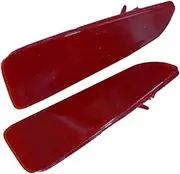 Rear Bumper Reflector, 1 Pair Rear Bumper Reflective Marker Lamp Light Reflector, for Toyota, C-HR 2018-2019, Red 81910-F4030 81920-F4030 Rear Bumper Reflector