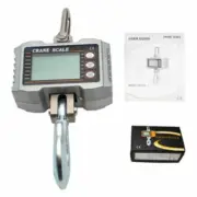 8.66" 1000KG LCD Display High Precision Aluminum Digital Crane Scale Hook New