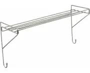 Towel Bar, Shelf, Bathroom, Towel Rack, Storage, Stainless Steel, Approx. Width 13.8 x Depth 3.9 x Height 6.7 i hes (35 x 10 x 17 cm)