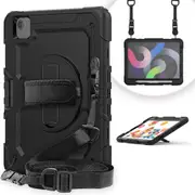 MCC Shockproof iPad Pro 11" 4th Gen 2022 Strap Rugged Case Cover Apple [Black]