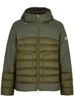 Moncler Gloas Panelled Quilted Shell Jacket - Khaki - 3 (UK40 / L) 3 (UK40 / L)