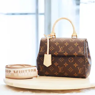 Louis Vuitton LV M46055 Cluny Mini 經典花紋兩用仕女包