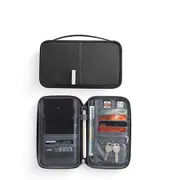 Waterproof Passport Holder Travel Document Wallet RFID Bag Family Case Organizer - Black