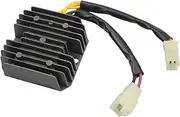 Rectifier Replacement SH532-12 Motorcycle Voltage Regulator Rectifier for CMX450 1986-1988 CB125T 1988/1993 CBT125 1982-1993 31600-KC1-730