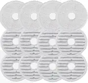 Replacement Mop Pads Compatible with Bissell SpinWave + Vac All-in-One Powered Spin 3764 and 37643,Washable and Reusable（12 Pack)