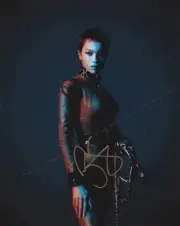 ZOE KRAVITZ . THE BATMAN Hand signed Colour 8x10 photo w COA Photo A