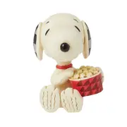 Peanuts by Jim Shore Snoopy Eating Popcorn Mini Figurine