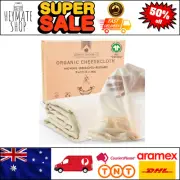 Cheesecloth For Straining Organic Cotton Reusable Unbleached Cooking Filter NEW