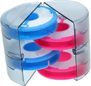 LOORGVEL 1Box Fishing Line Bobbins Storage Box Portable Shock Resistant Fishing Gear Container Lightweight and Compact Design for Easy Carrying