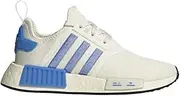 [adidas] womens Nmd_r1 W Gymnastics Shoe, Off White / Blue Fusion / Core Black, 7.5