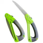 Garden Guru Folding Pruning Saw with Ergonomic Handle, Safety Lock and Rust-Resi
