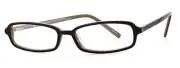 Calabria Vivid 733 Designer Reading Glasses in Black-Brown ; +1.00