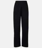 [Toteme] Toteme Cotton and silk straight pants AU 14 black