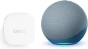 Eero 6+ Dual-Band Mesh Wi-Fi 6 Router + Echo (4Th Gen) Twilight Blue