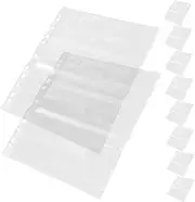 jojofuny 10pcs Film Negative Bags Protective Pages for Archival Storage Photo Sleeves for Easy Organization Compatible with Standard Binders Minimalist Design
