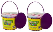 JUMBO SIDEWALK Chalks 15 Bright Colours TWIN PACK