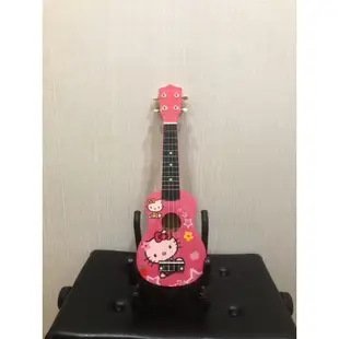 三一樂器 Hello Kitty 21吋 初學者 烏克麗麗 桃紅色