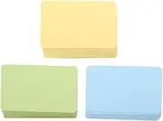 TEHAUX 300pcs Blank Index Cards for Language Learning Crafting and Note-Taking Cardboard Flash Word Message Tags Each