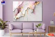 Gold and Pink Luxurious Abstract Wall Canvas Home Decor Australian Made Quality