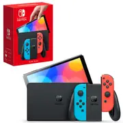 Nintendo Switch OLED Model Neon Console (Damaged Box)