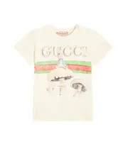 [Gucci Kids] Gucci Kids x Peter Rabbit Baby cotton jersey T-shirt M 12-18 beige
