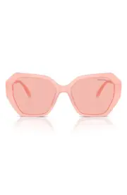 Swarovski 56mm Photochromic Irregular Sunglasses in Pink at Nordstrom One Size