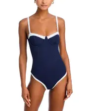 Aqua Swim Underwire One Piece Swimsuit - Exclusive
