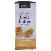 Cuccio Luxury Spa Non-Oily Hydrating Butter - Milk and Honey by Cuccio for Unisex - 0.7 oz Body Butter