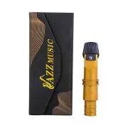 High Quality Sandblast Golden Tenor Soprano Alto Saxophone Metal Mouthpiece -