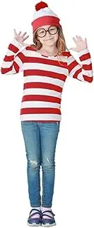 Costume Bay Red and White Striped Top Costume Halloween Book Week Kids Role-Play Outfit for Themed Parties, Costume Contests, and Creative Dress-Up Adventures