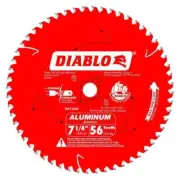 Diablo 7-1/4 in. D X 5/8 in. Carbide Circular Saw Blade 56 teeth D0756NA