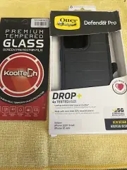 Free Tempered Glass W/Otterbox Defender Pro Case for Apple iPhone 12/13 mini
