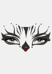 Purr, Please Cat Face Stickers