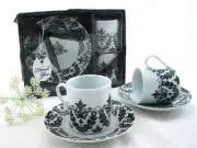 Espresso Coffee Cup and Saucer Set