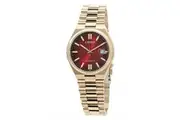 Citizen Tsuyosa Gold Tone Stainless Steel Wine Red Dial Automatic NJ0153-82X Men's Watch