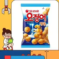 在飛比找樂天市場購物網優惠-【零食研究所】韓國 好麗友 花生魷魚風味餅乾球 98g/包 
