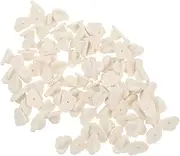 HAPINARY 100pcs Brooch Clutch Pin Backs Easy Craft Supplies No Tool Required Lapel Pin and Badge Backings