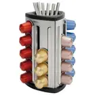 Brabantia Coffee CAPSULE Dispenser for NESPRESSO CAPSULES, Matt Steel, 418709