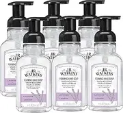 [J.R. Watkins] Foaming Hand Soap, Lavender, 6 Pack, Scented Foam Handsoap for Bathroom or Kitchen, USA Made and Cruelty Free, 9 fl oz