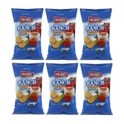 916663 6 x 170g BAG HERRS CREAMY RANCH & HABANERO FLAVOURED POTATO CHIPS